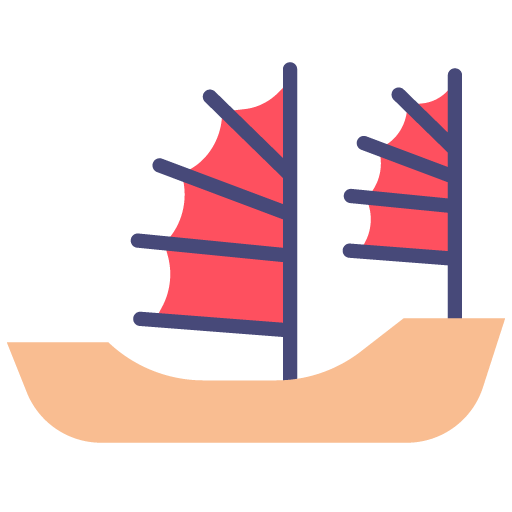 icono de un barco chino
